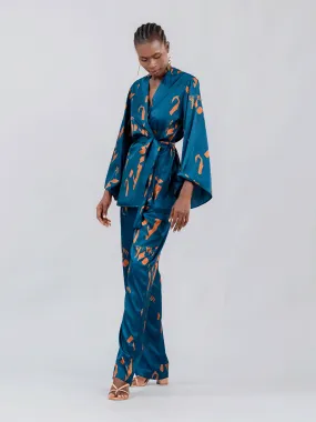 Mini Kimono - Yraf Blue