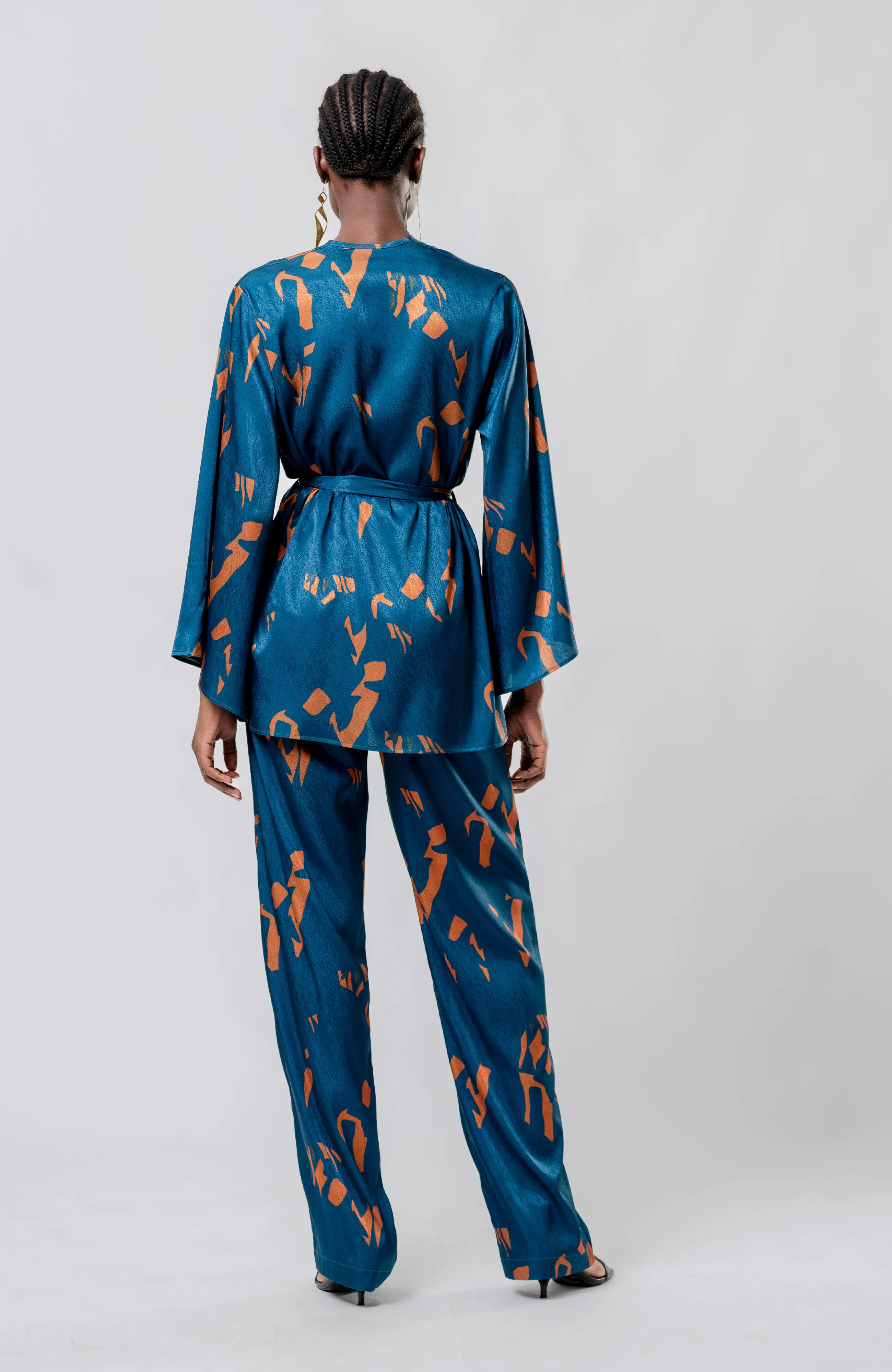 Mini Kimono - Yraf Blue