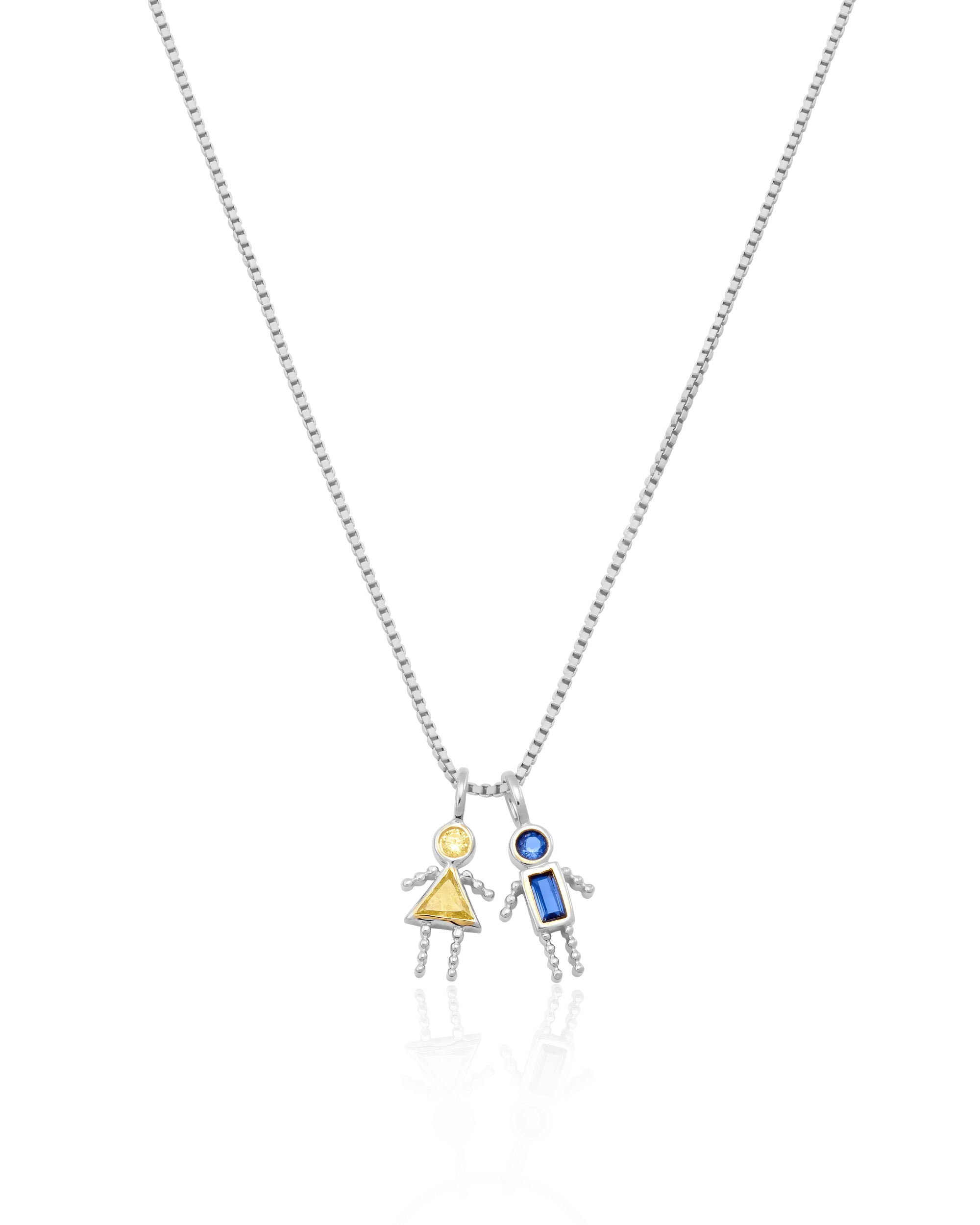 Mini Me Birthstone Necklace - 18K Gold Vermeil