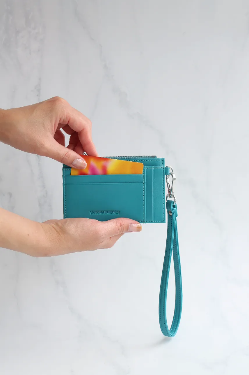 Mini Wristlet - VE Teal