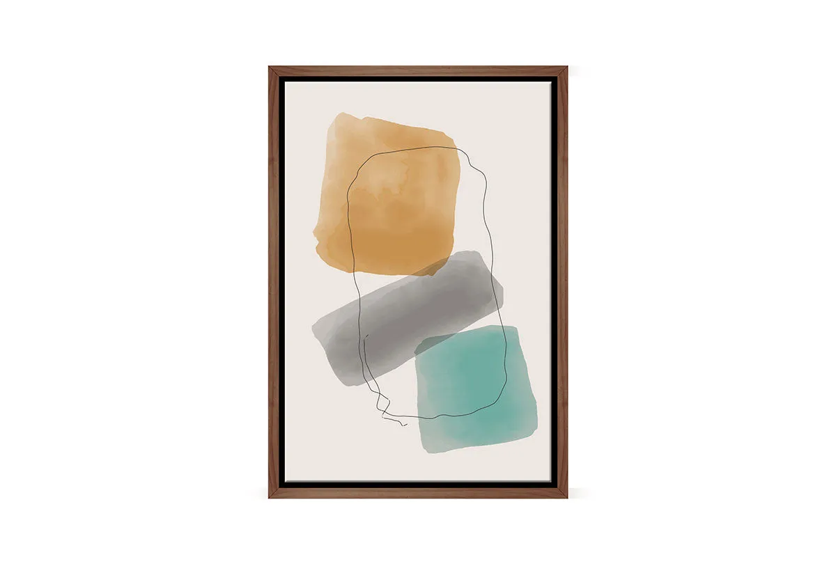 Minimalist Abstract 7B | Abstract Wall Art Print