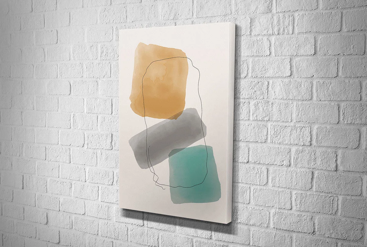 Minimalist Abstract 7B | Abstract Wall Art Print