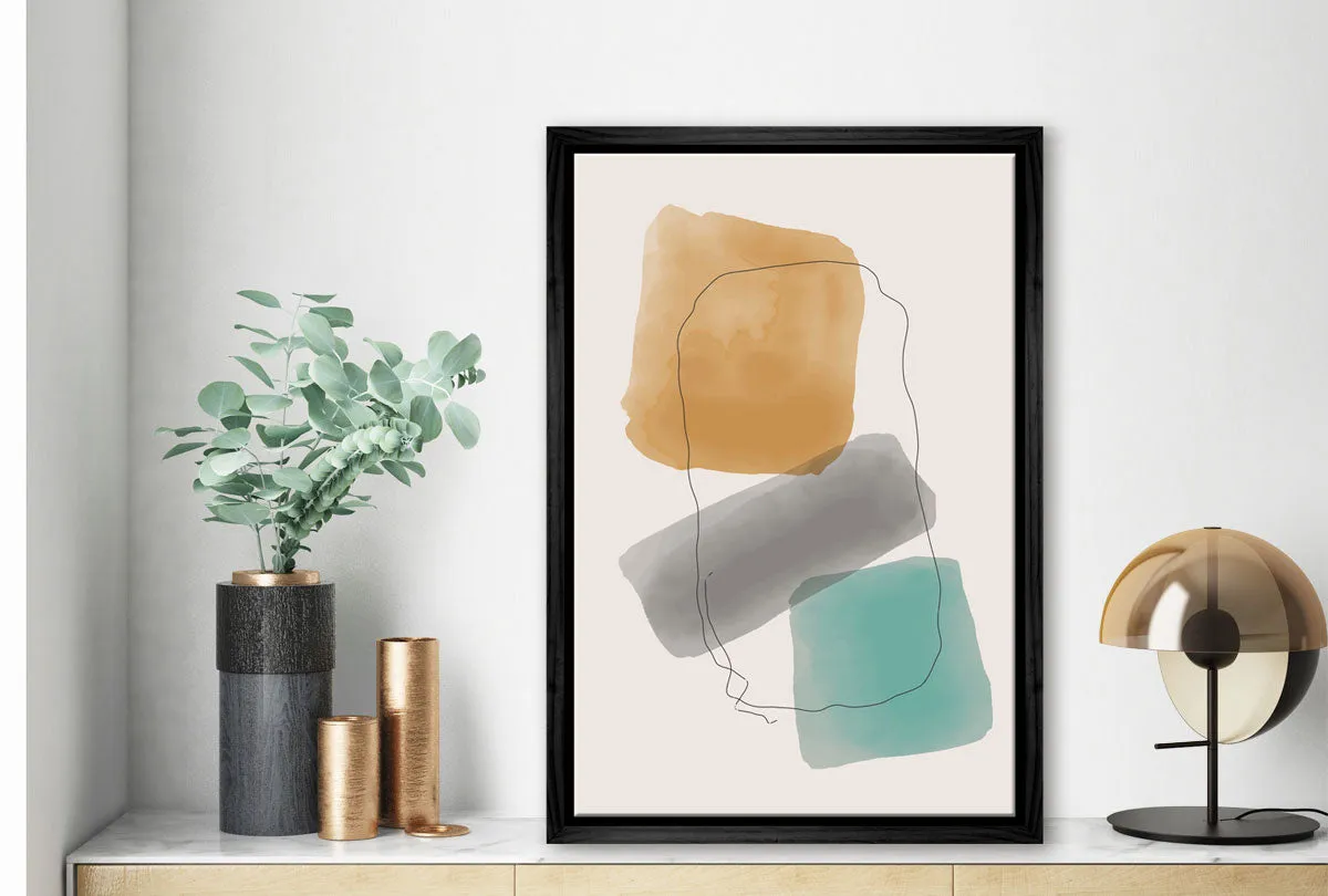 Minimalist Abstract 7B | Abstract Wall Art Print