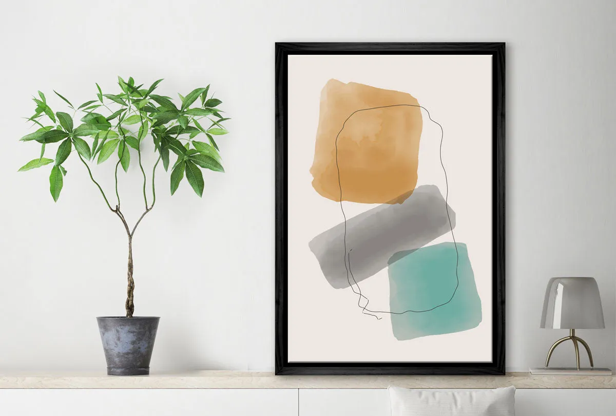 Minimalist Abstract 7B | Abstract Wall Art Print