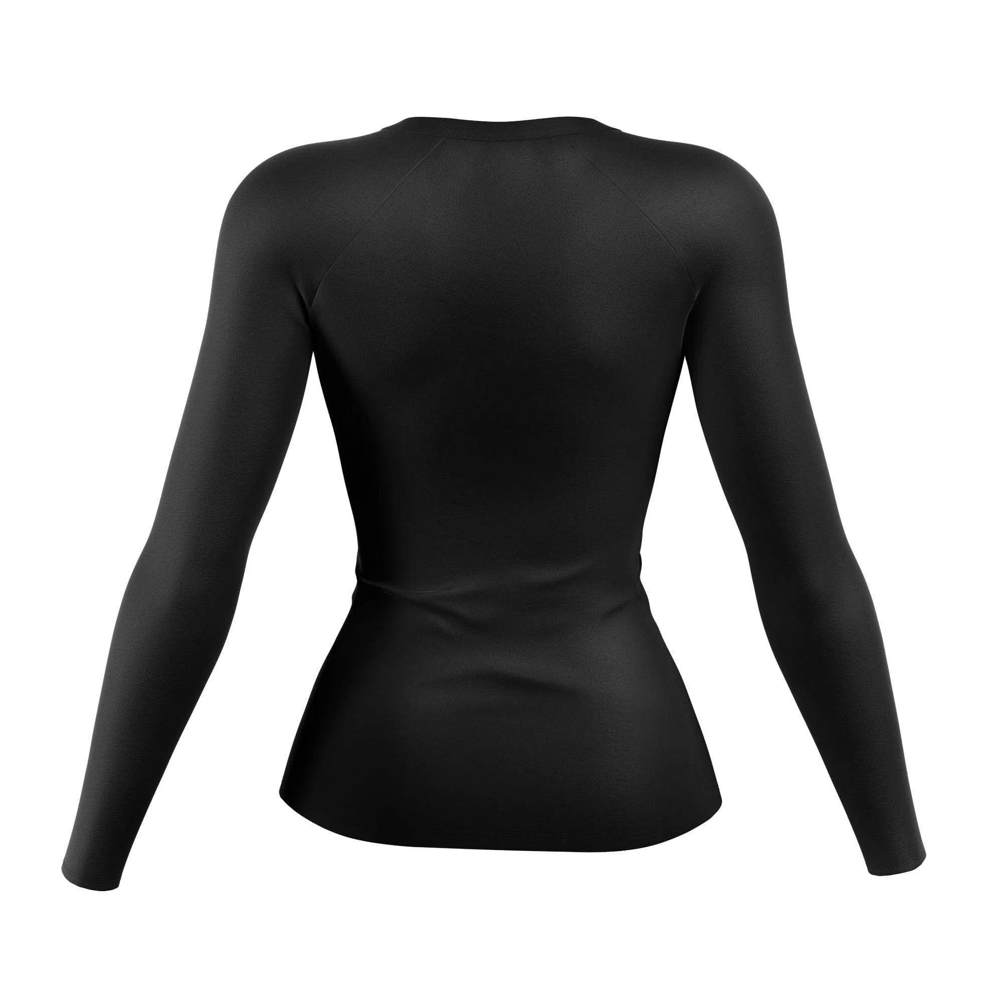 Premium Black BJJ Women's Rash Guard