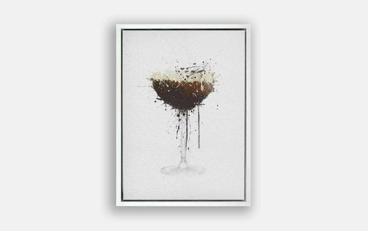 Premium Canvas Wall Art Print Espresso Martini Cocktail