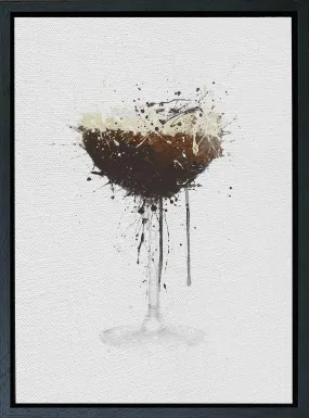 Premium Canvas Wall Art Print Espresso Martini Cocktail