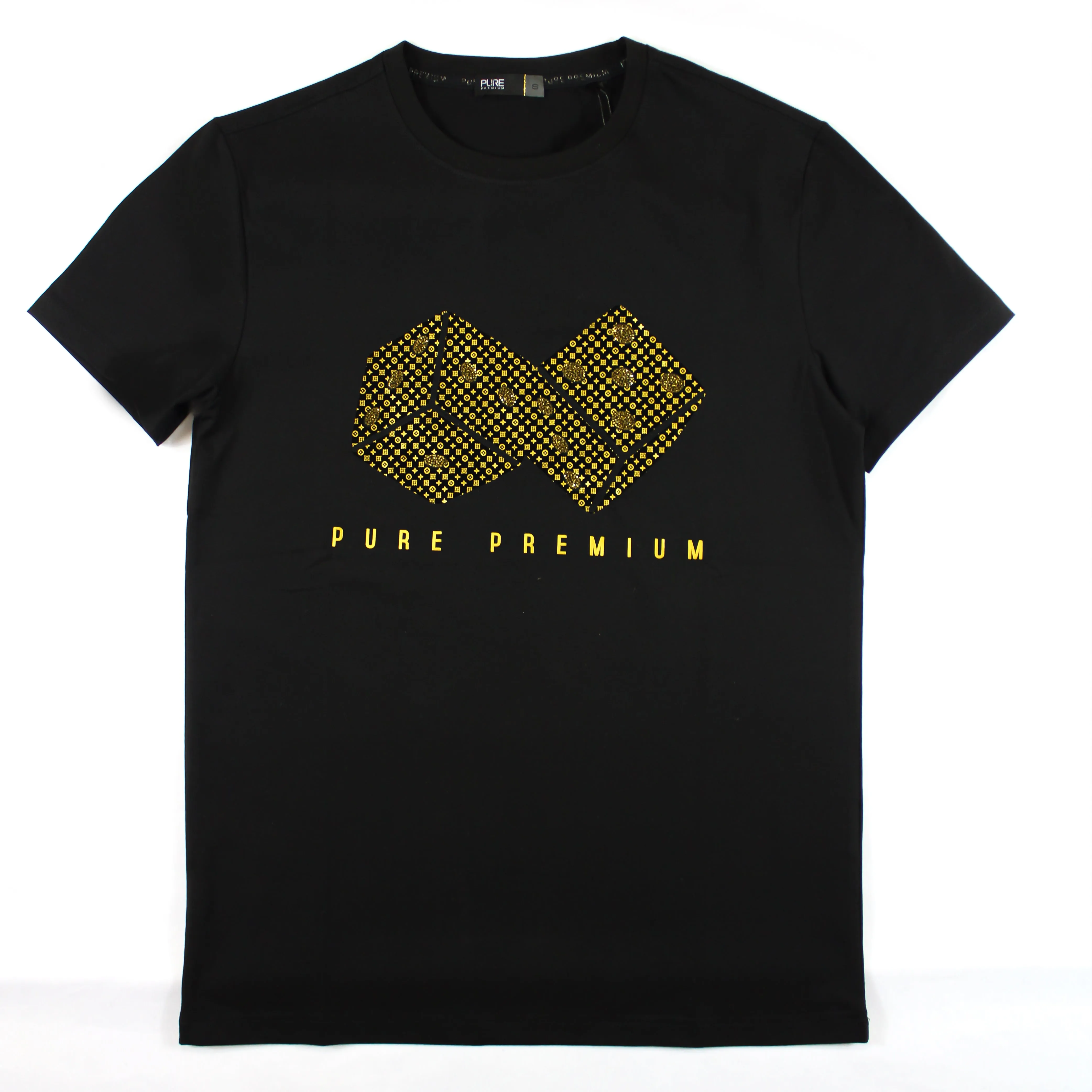 Pure Premium Black Diced Tee