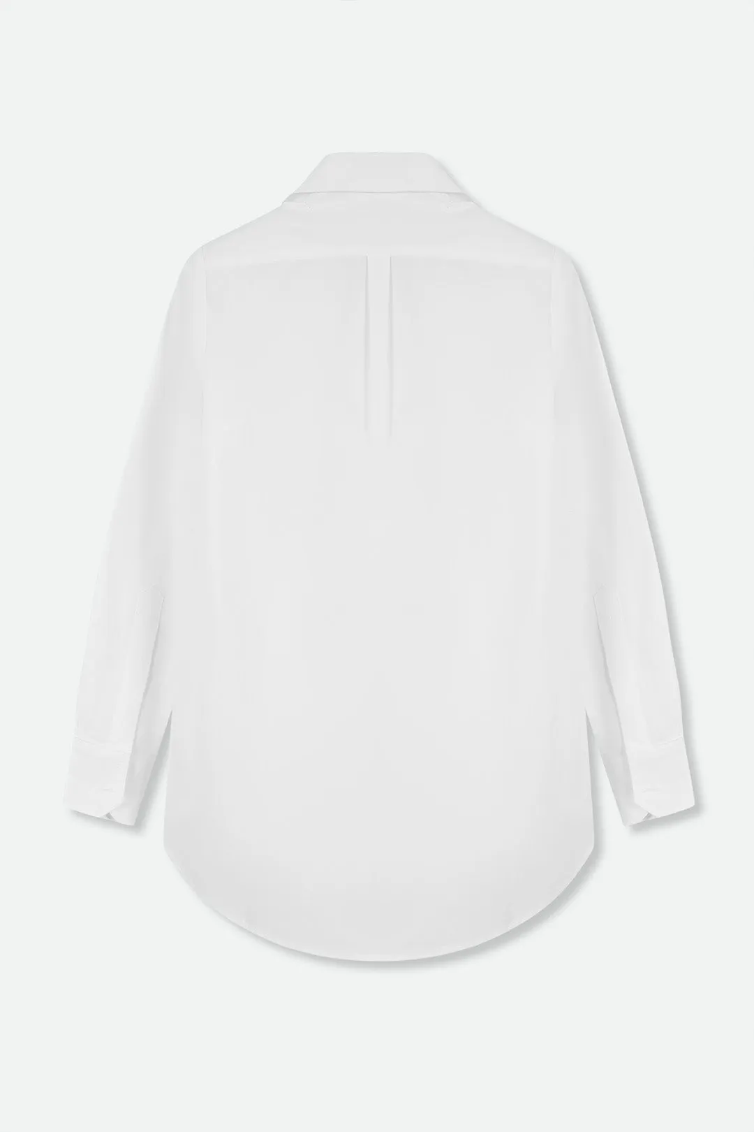 RAGUSA ROUNDED COLLARED SHIRT IN COTTON STRETCH