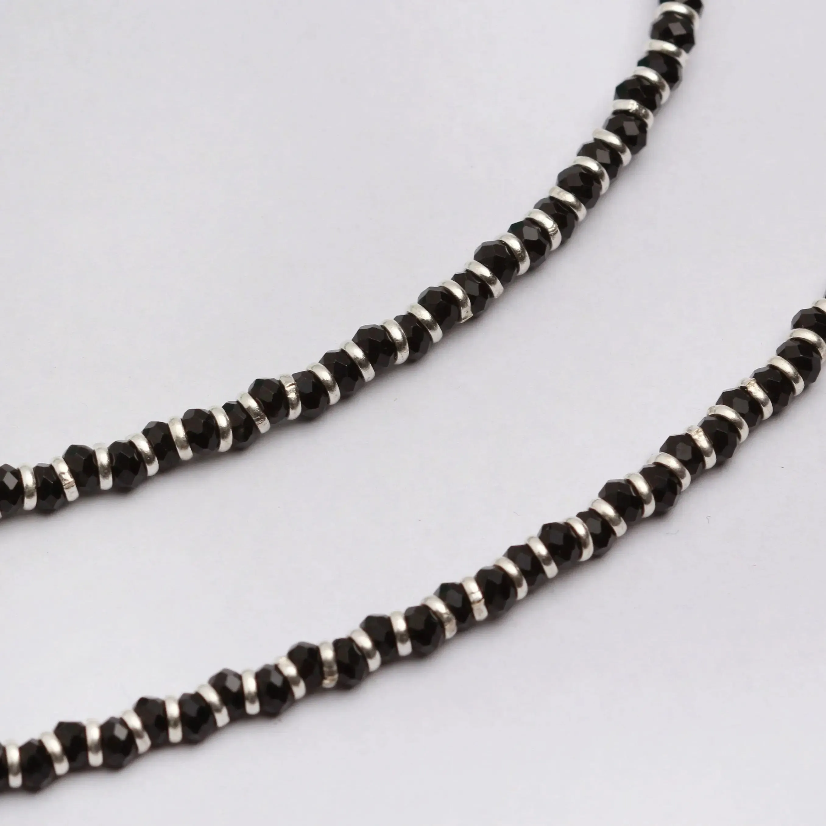 Silver Black Bead Nazariya