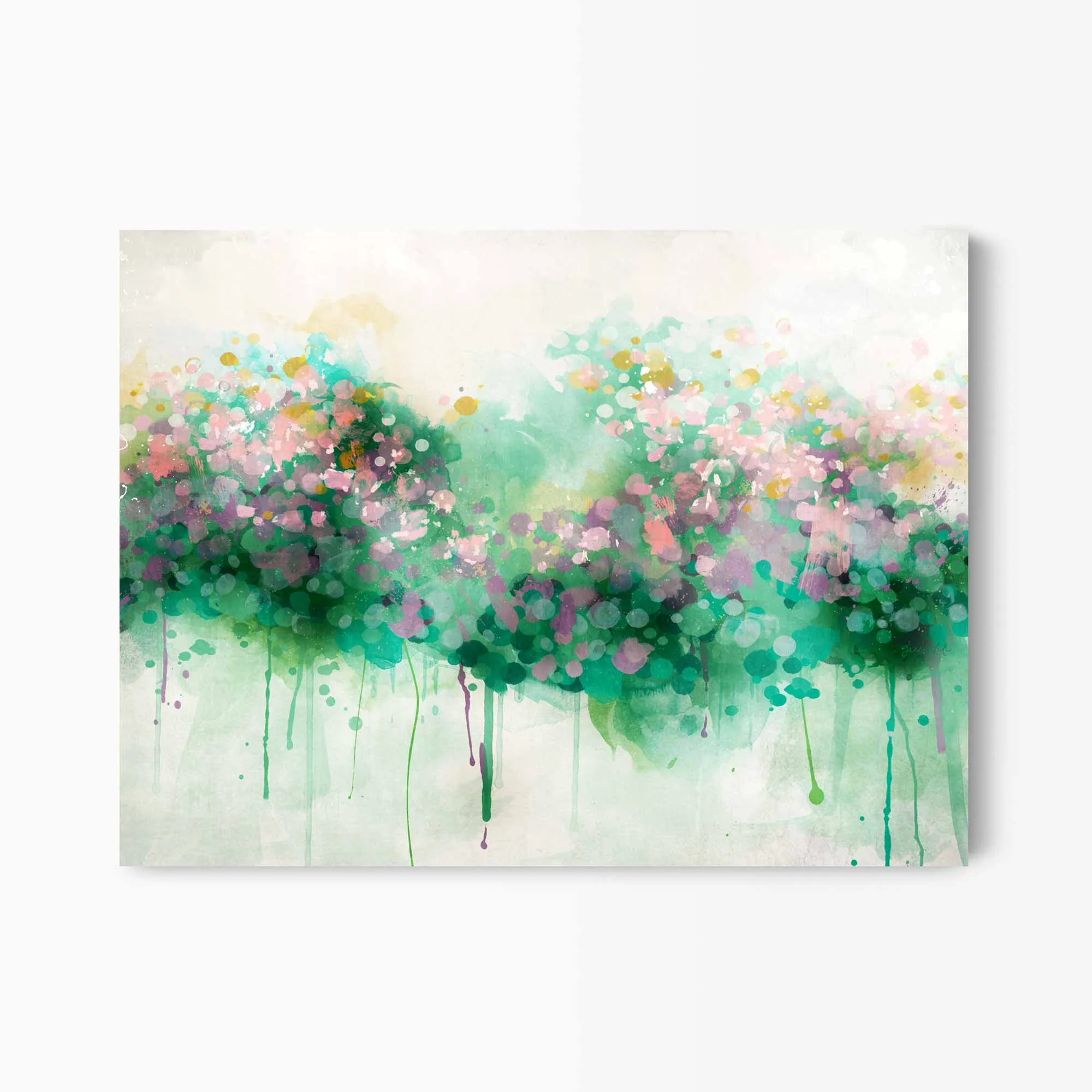 Spring Bloom Abstract Floral Art Print