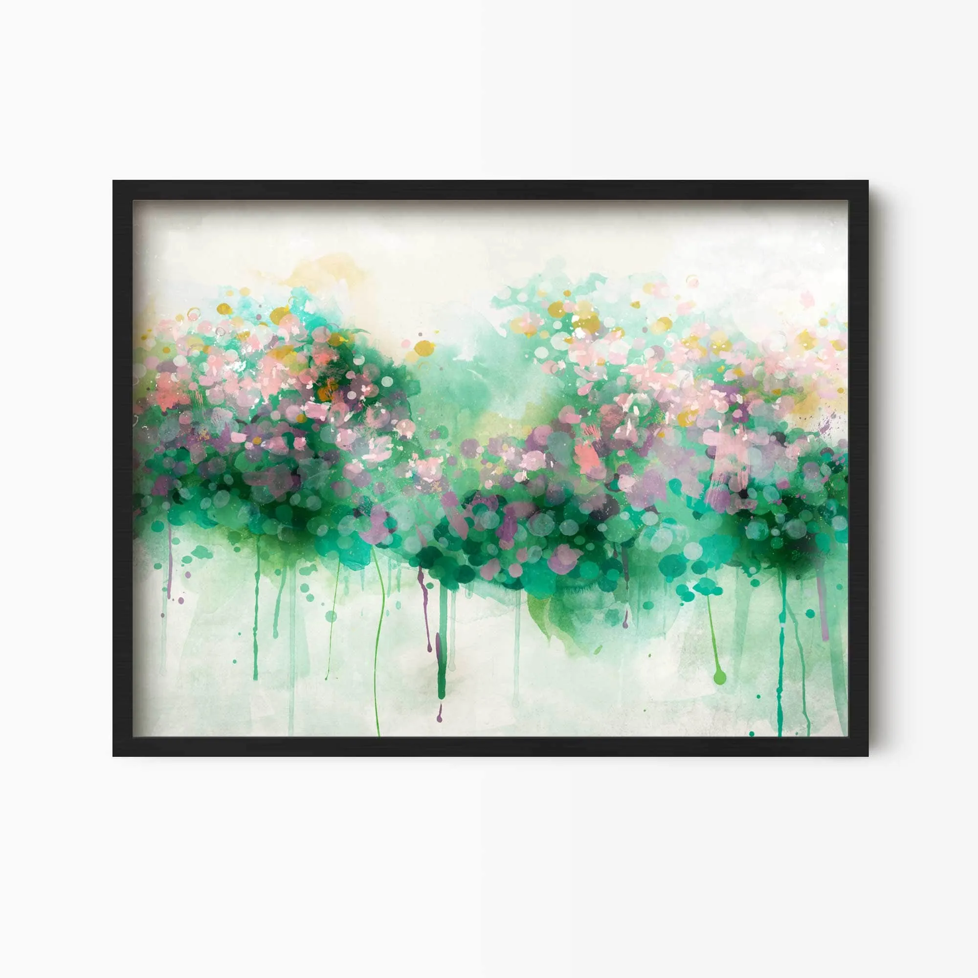 Spring Bloom Abstract Floral Art Print