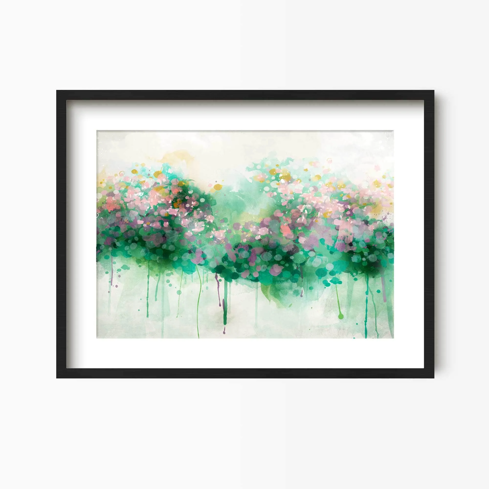 Spring Bloom Abstract Floral Art Print