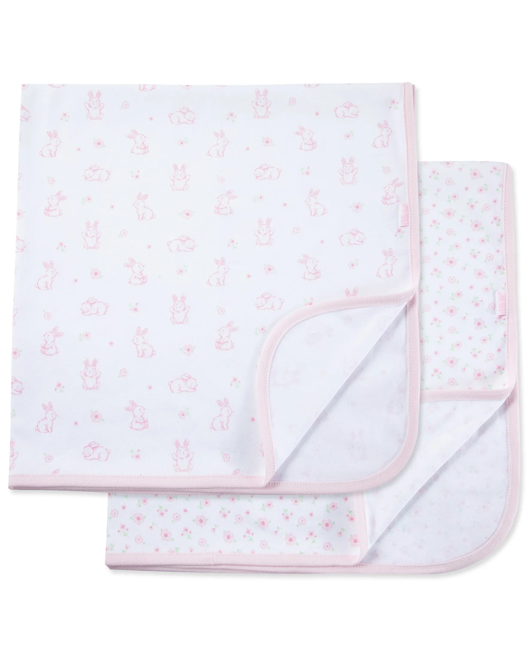 Spring Time Bunnies 2-Pack Recieving Blankets