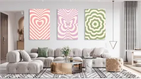 Symbols Pattern Set of 3 Prints Modern Wall Art Modern Artwork