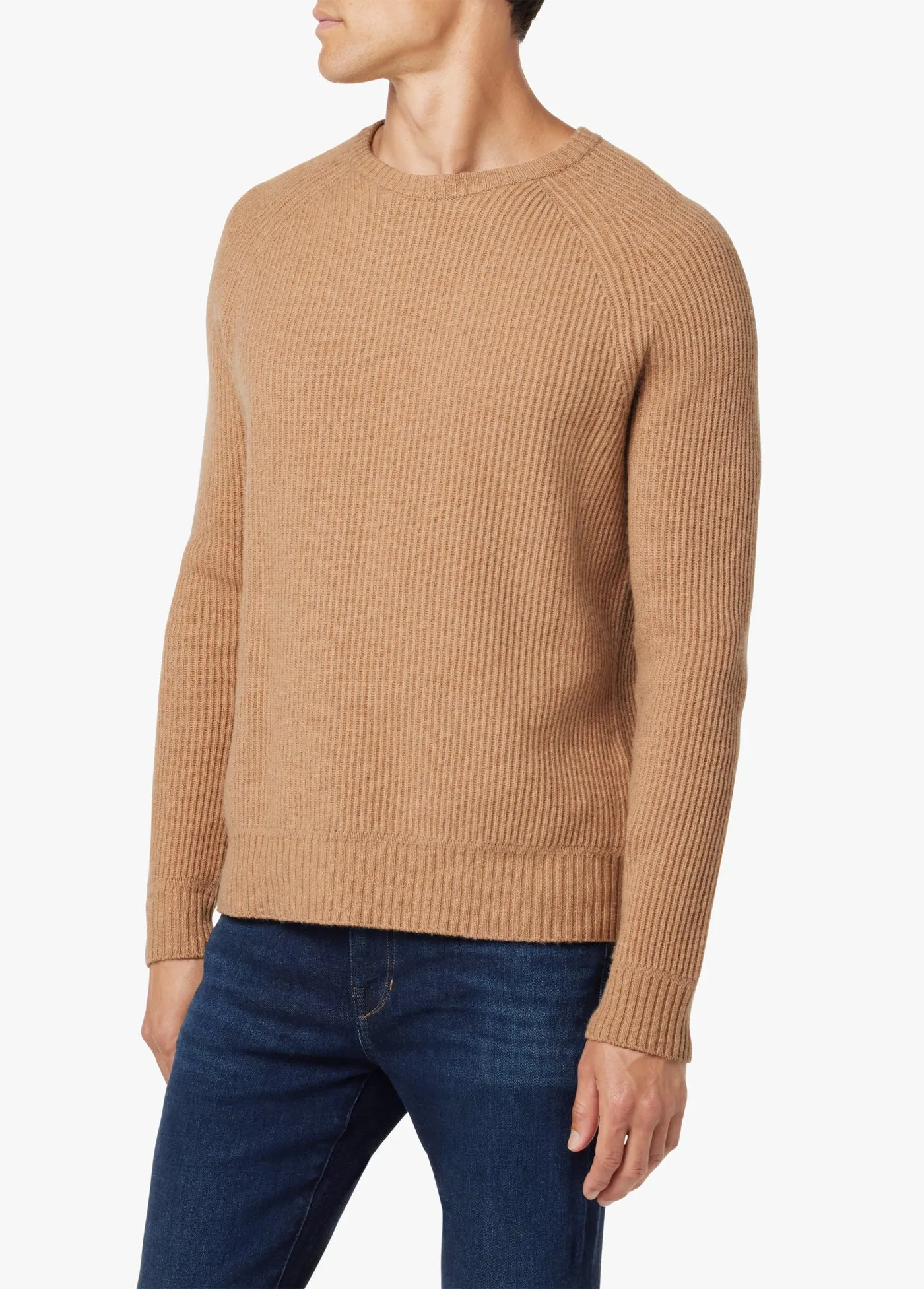 TEXTURED CREWNECK SWEATER