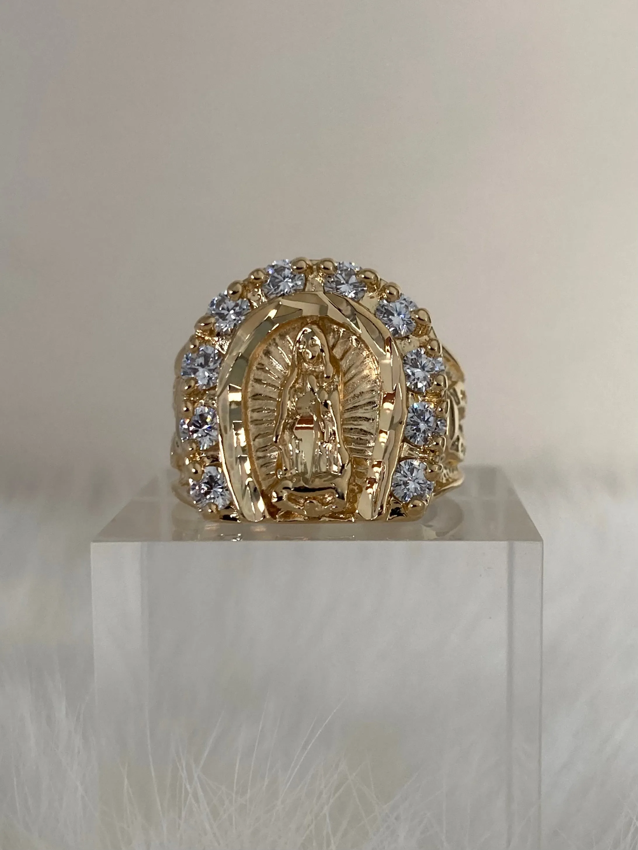 The CZ Virgin Mary Ring