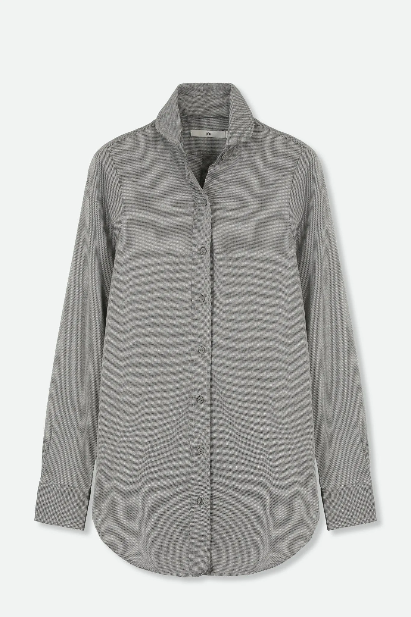 TRIESTE ROUNDED COLLARED SHIRT IN COTTON