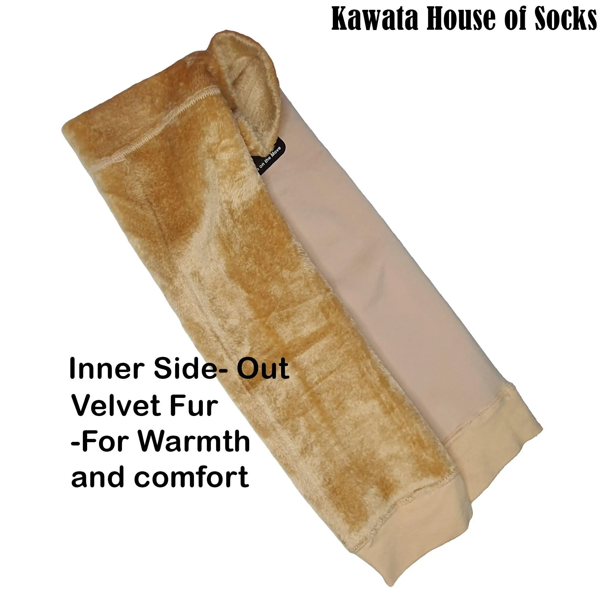 Velvet Leg Warmer ( Free Size )