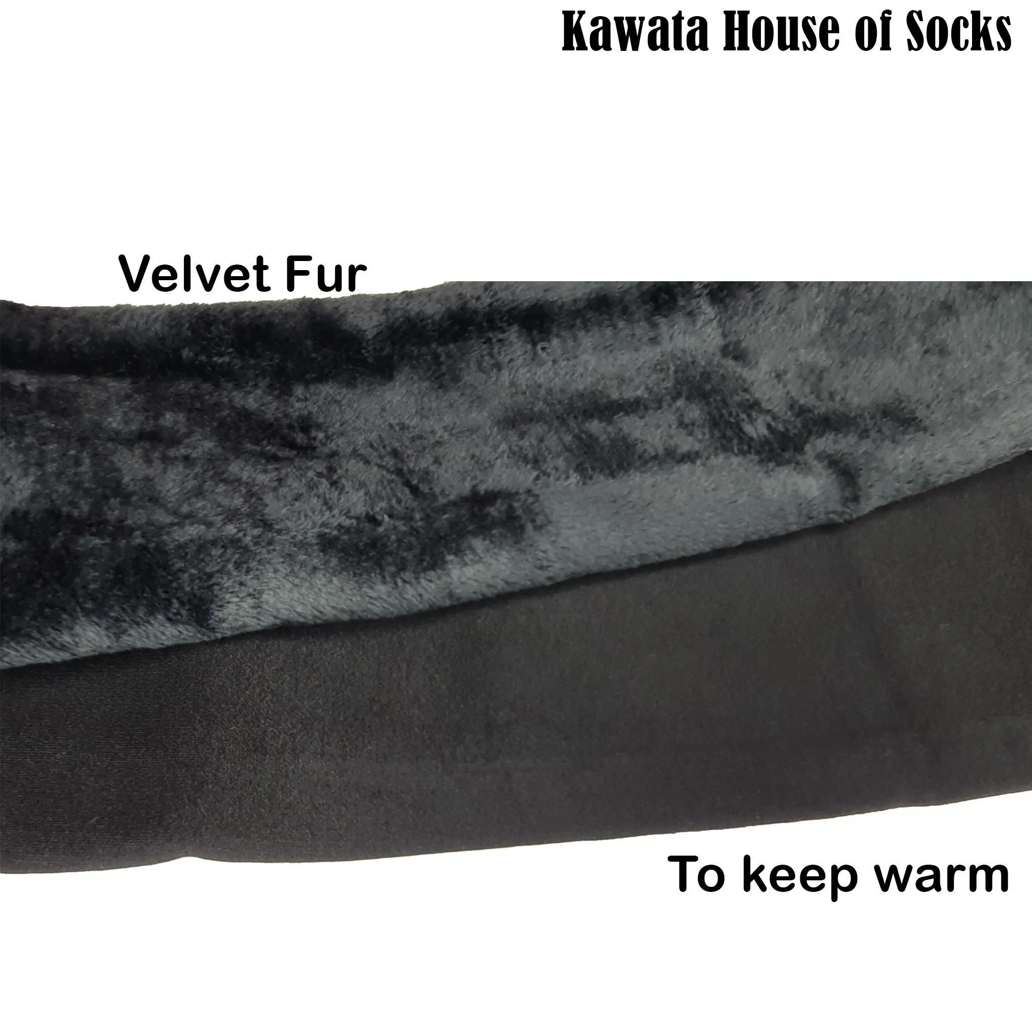 Velvet Leg Warmer ( Free Size )