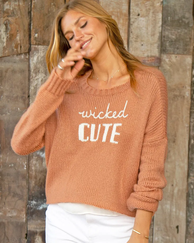 WICKED CUTE CROPPED CREW CHUNKY