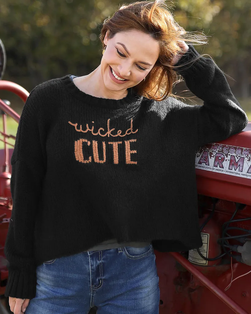 WICKED CUTE CROPPED CREW CHUNKY